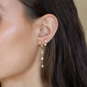 Crystal Dreams Earrings | 18k Gold Plated