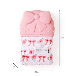 Itzy Mitt™ Silicone Teething Mitts | Bow
