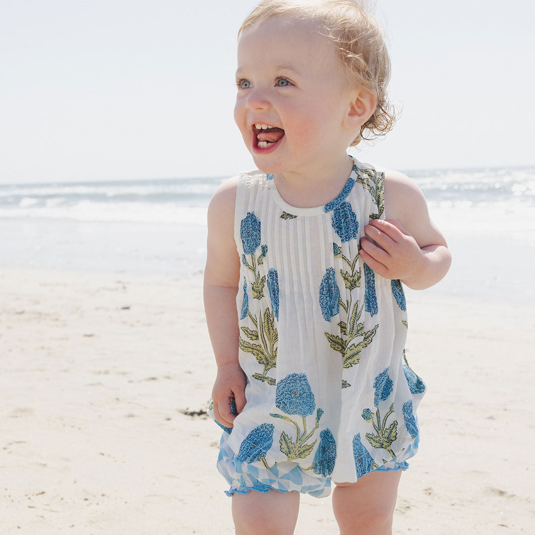 Jaipur 2-Piece Set | Blue Oversized Dandelion