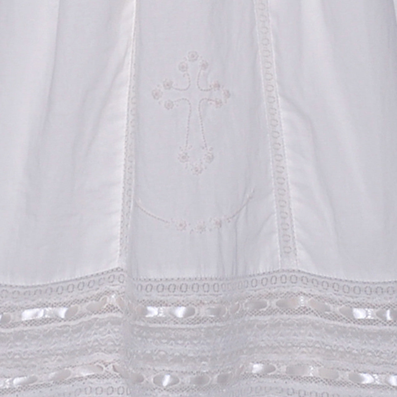 Kennedy Christening Gown + Bonnet | Vintage White