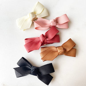 Chelsea Bow Snap Clip, Set of 5 | Play Date