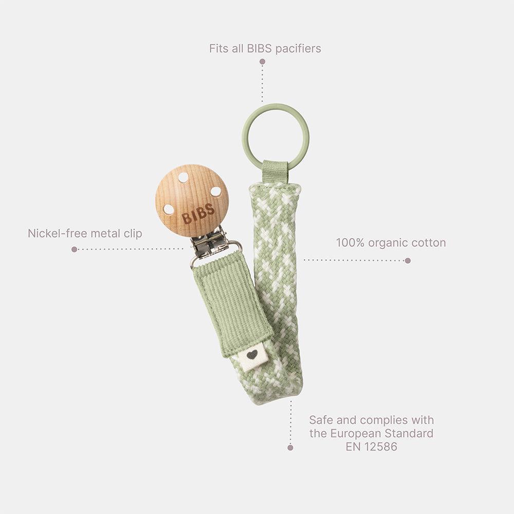 Pacifier Clip | Blush / Ivory
