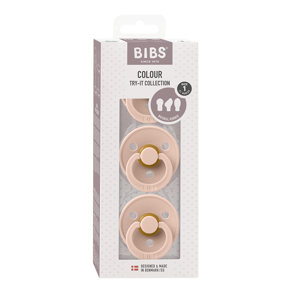 Try-It Collection, Pack of 3 Pacifiers | Blush