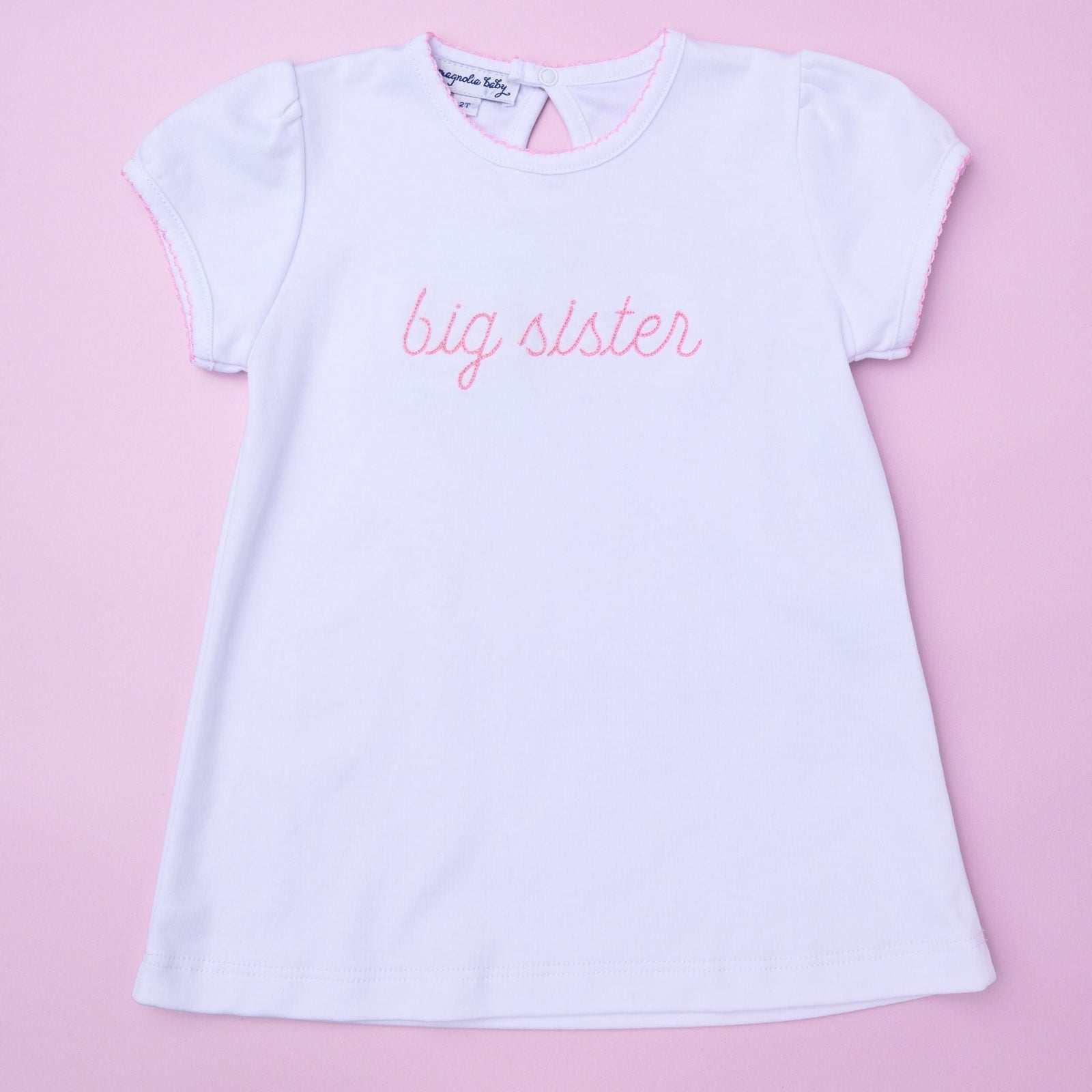Big Sister Embroidered T-Shirt