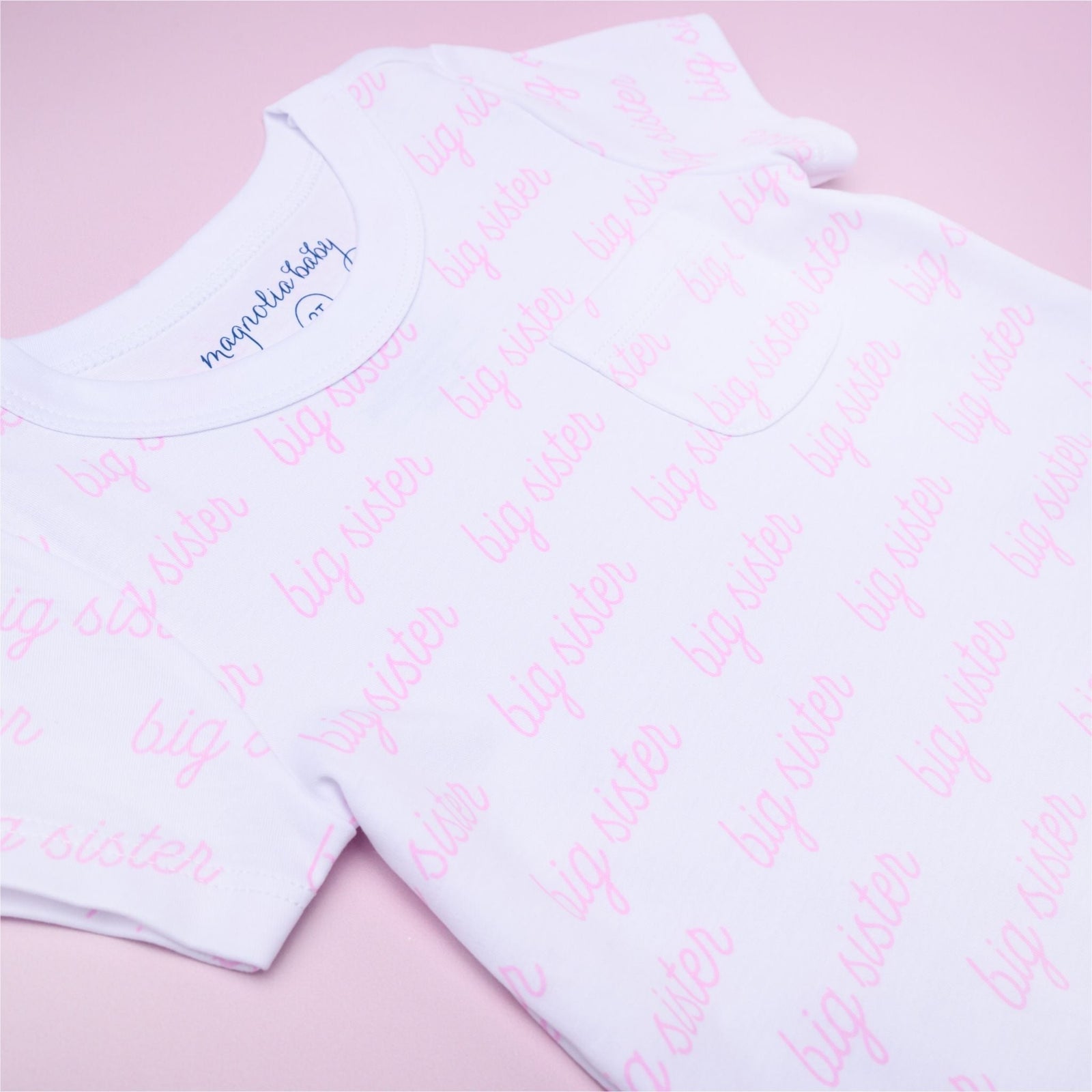 Big Sister Printed Short Sleeve Nightdress