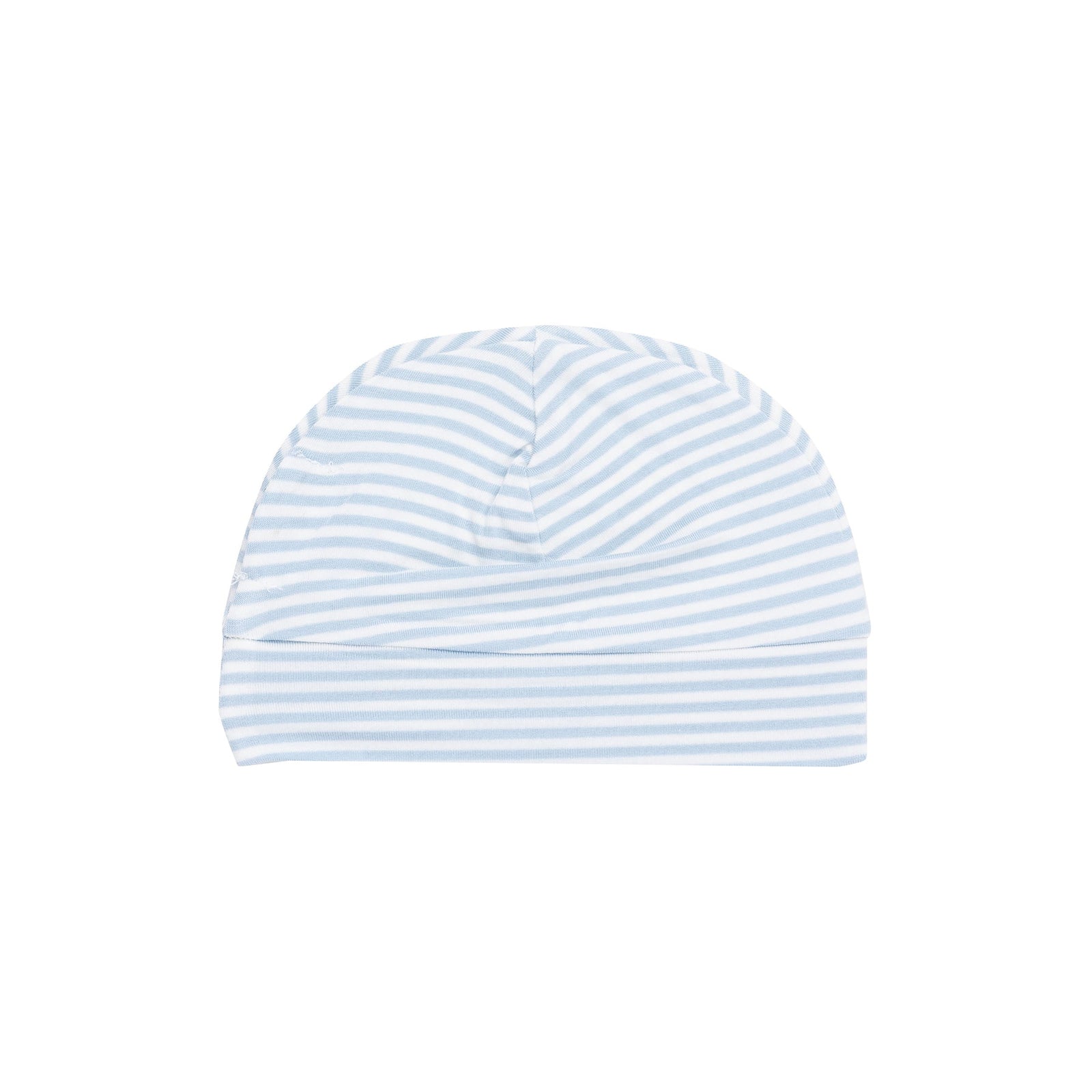 Blue Stripe Bamboo Beanie Hat