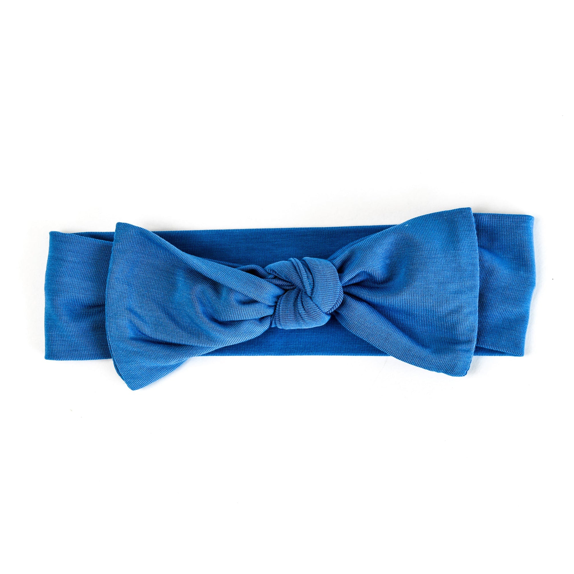 Royal Blue Stretch Bow Headband