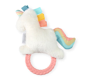 Ritzy Plush Rattle Pal™ with Teether | Unicorn
