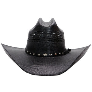 Youth Western Quarterhorse Crafted Black Cowboy Hat