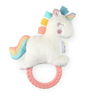 Ritzy Plush Rattle Pal™ with Teether | Unicorn