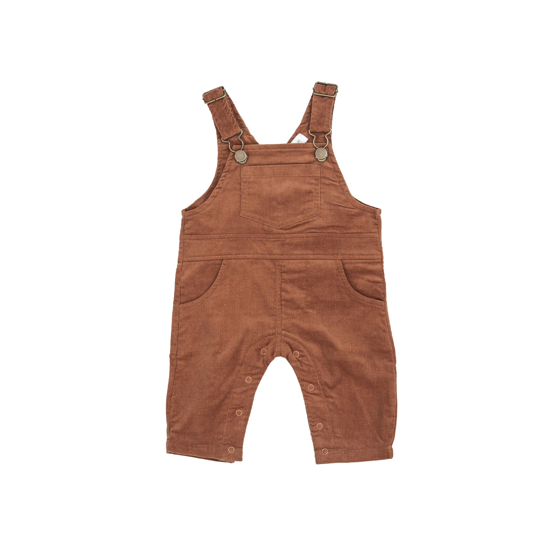Amber Brown Classic Corduroy Overall