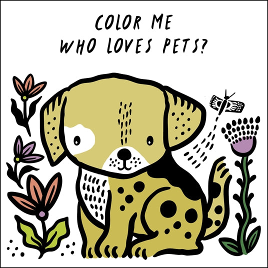 'Color Me : Who Loves Pets' Water Book