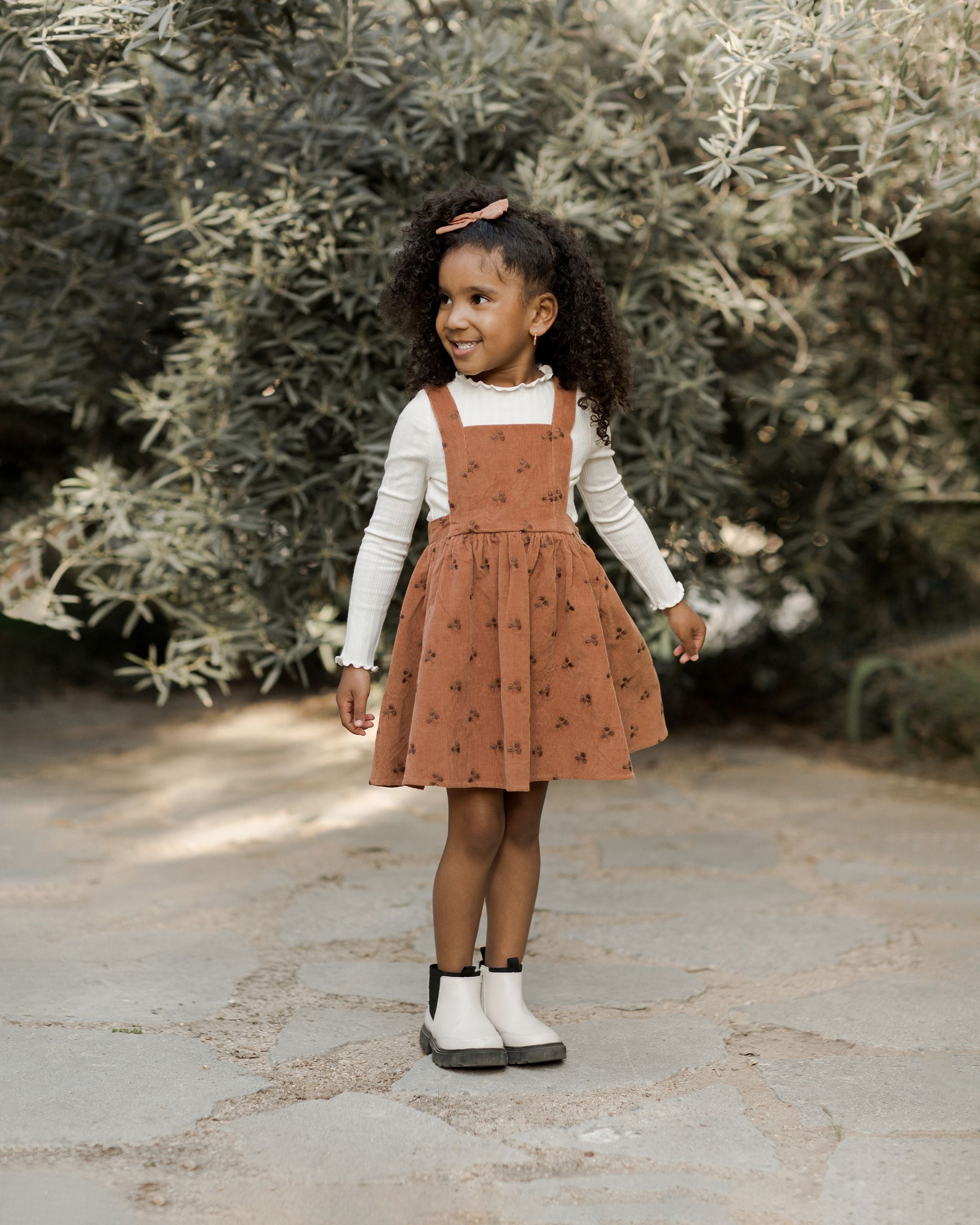 Hope & Henry Girls' Sleeveless Knit Pinafore Dress, Kids, 8 : Target