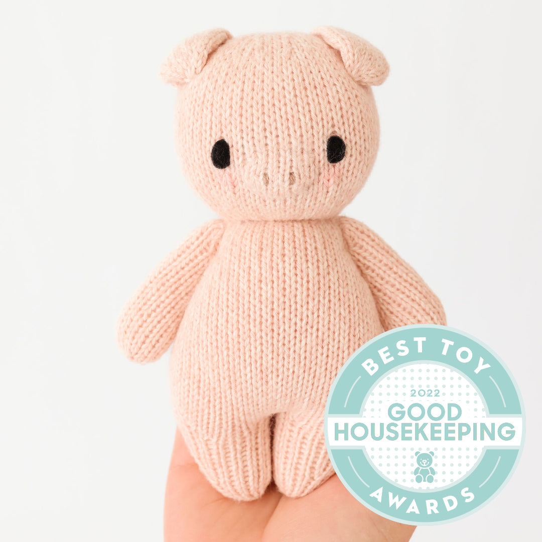 Hand Knit Baby Piglet