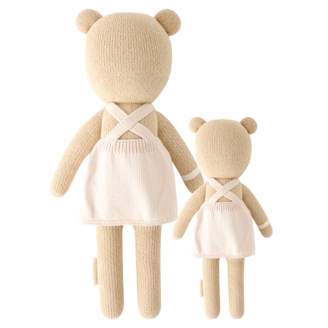 Hand Knit Doll | Goldie the Honey Bear
