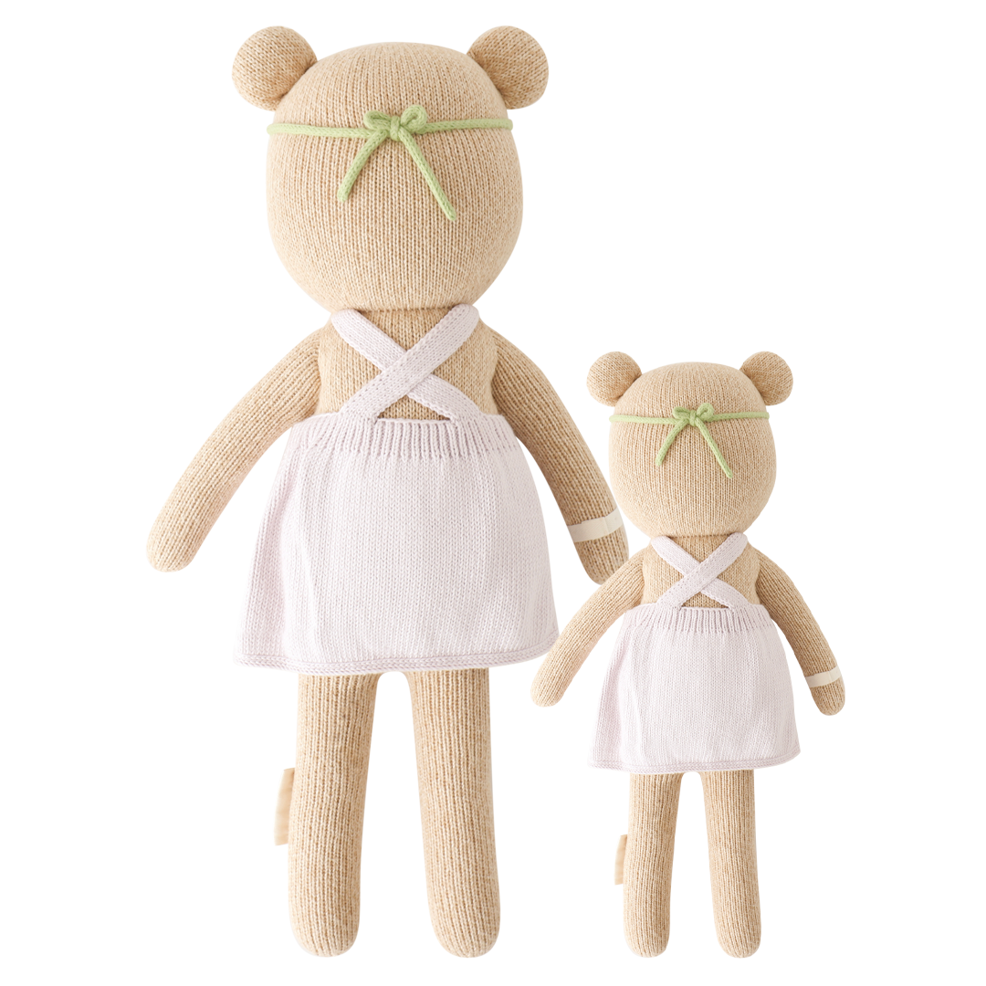 Hand Knit Doll | Olivia the Honey Bear