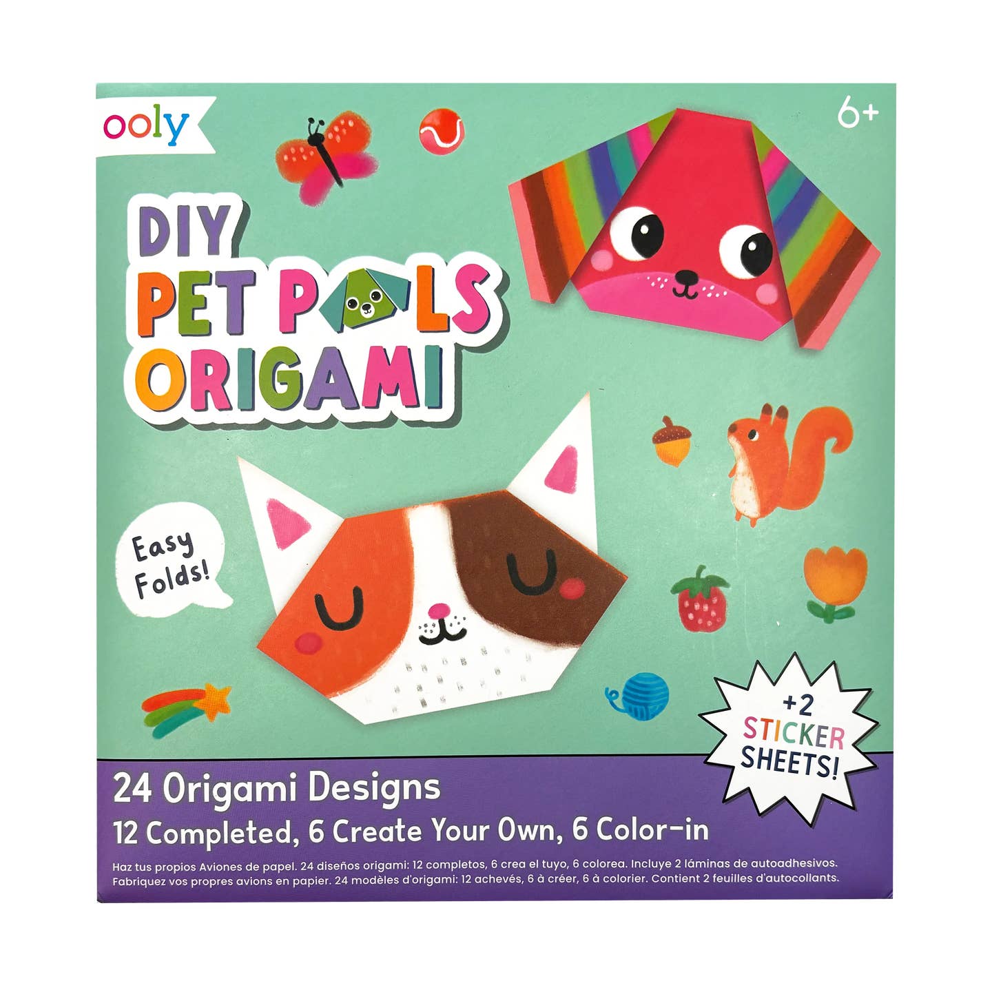 D.I.Y. Pet Pals Origami | Set of 24 Designs