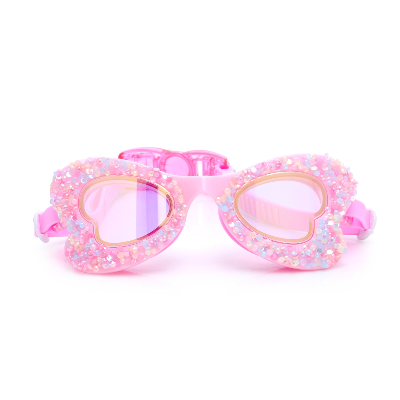 Fly Like the Wind Butterfly Swim Goggles | Blush Pink
