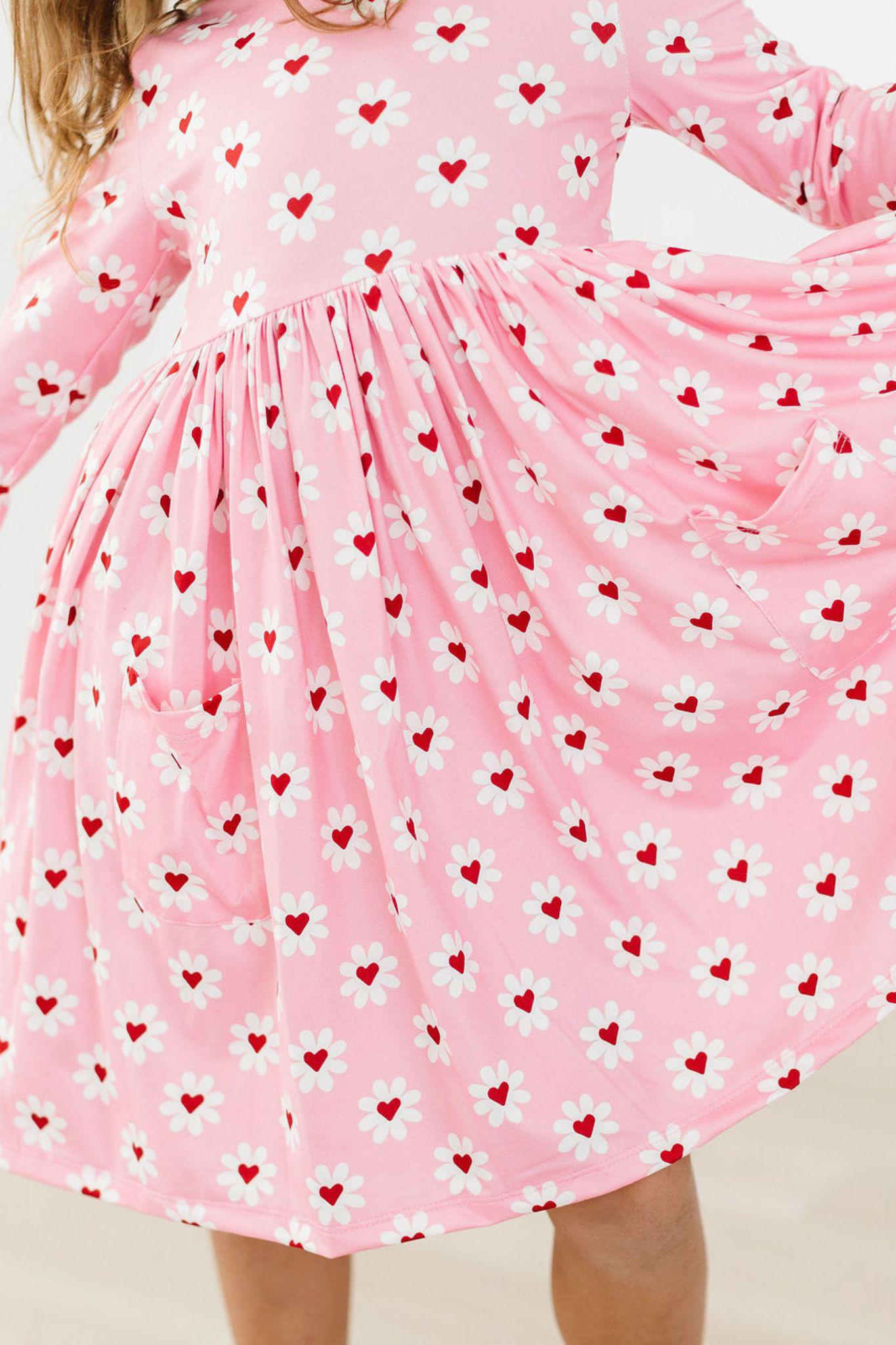 Daisy Delight Pocket Twirl Dress