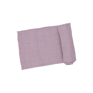 Dusty Lavender Solid Muslin Swaddle Blanket