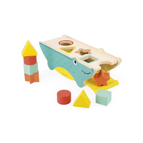 Tropik Crocodile Wooden Shape Sorter