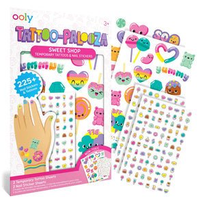 Tattoo Palooza Nail Stickers & Temporary Tattoo | Sweet Shop