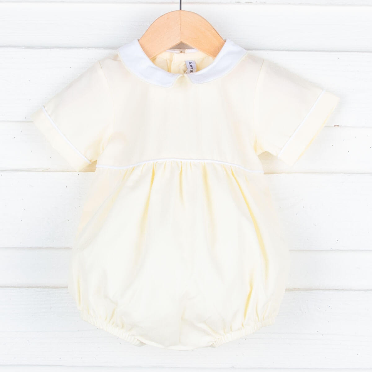 Eric Collared Bubble | Pale Yellow
