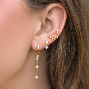 Crystal Dreams Earrings | 18k Gold Plated