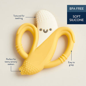 Chew Crew® Silicone Teether | Banana