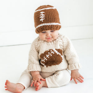 Football Knit Beanie Hat