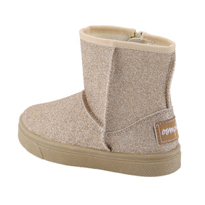 Frost Pull-On Boot | Gold Glitter
