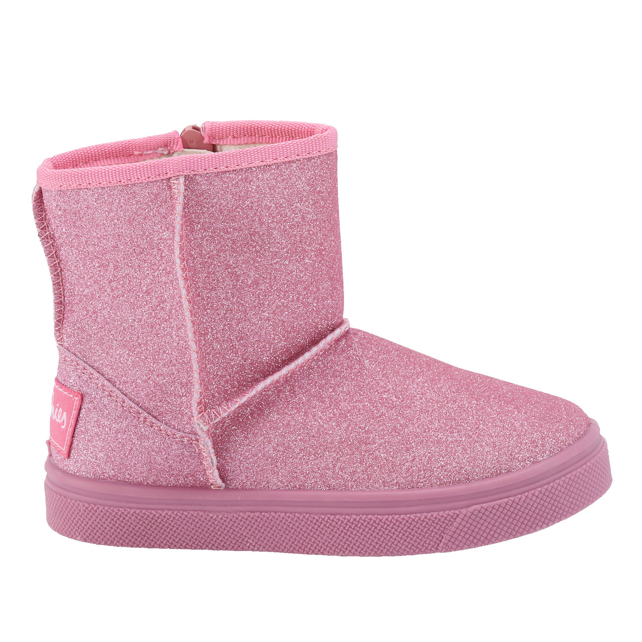 Frost Pull-On Boot | Pink Glitter