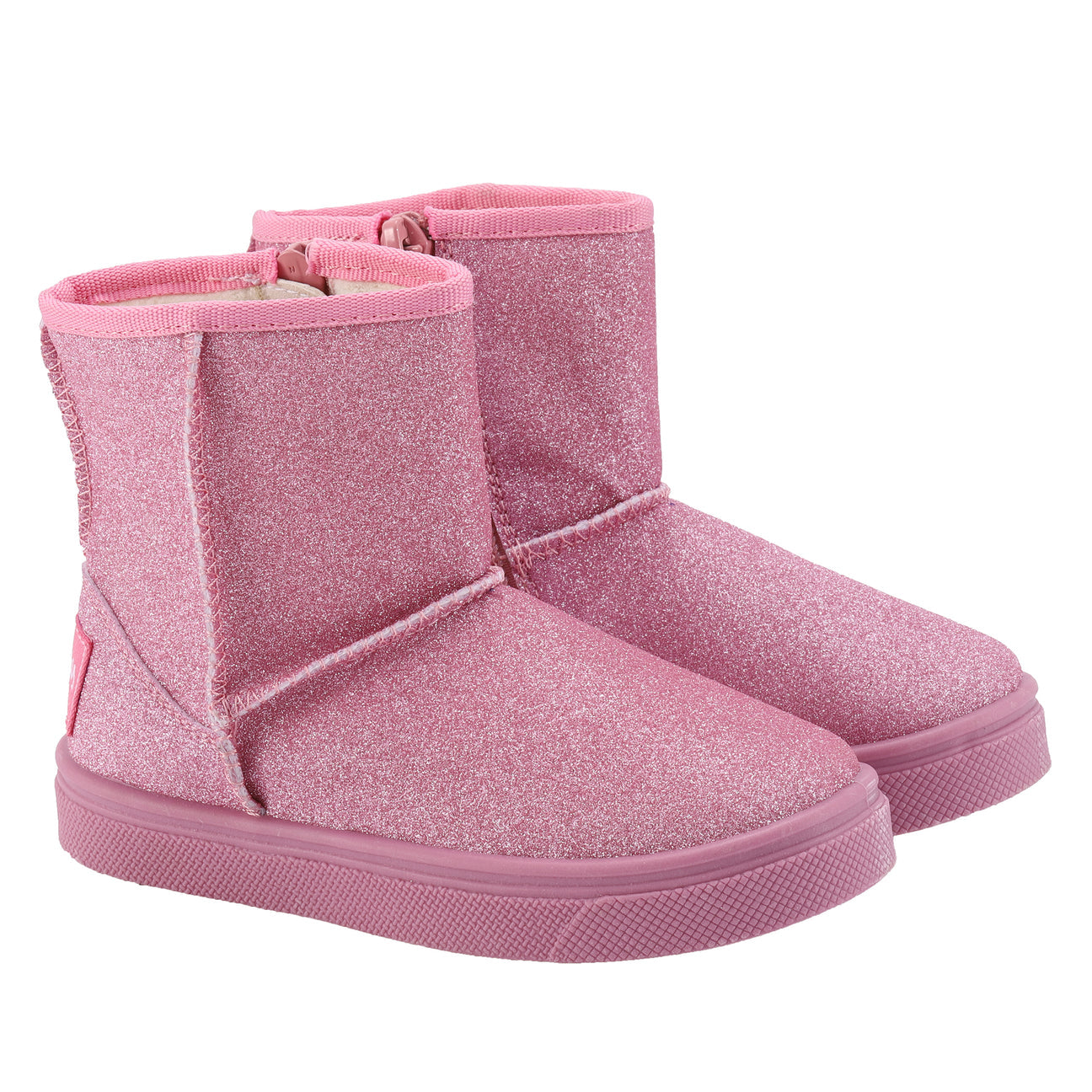 Frost Pull-On Boot | Pink Glitter