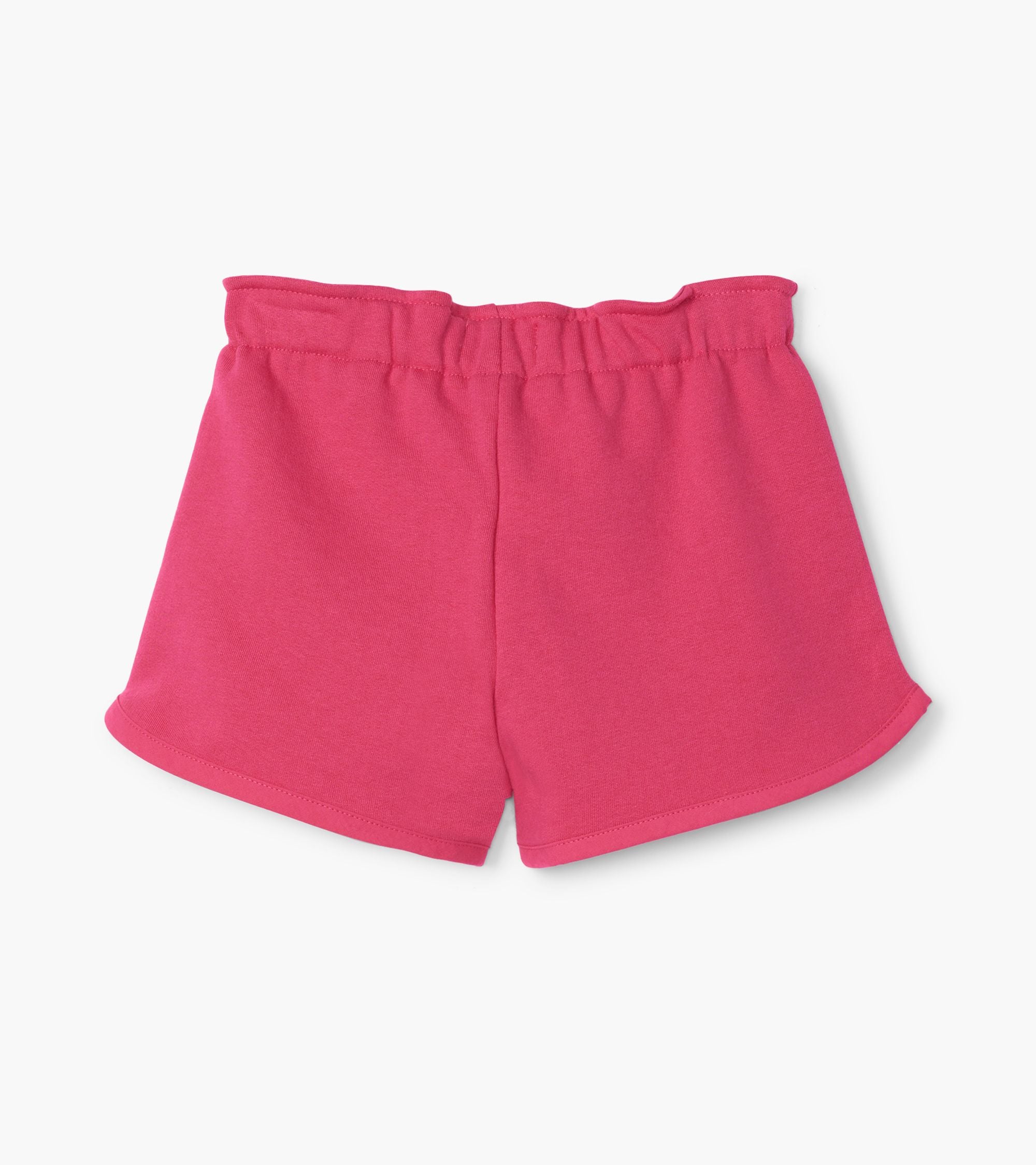 Fuchsia Paper Bag Shorts