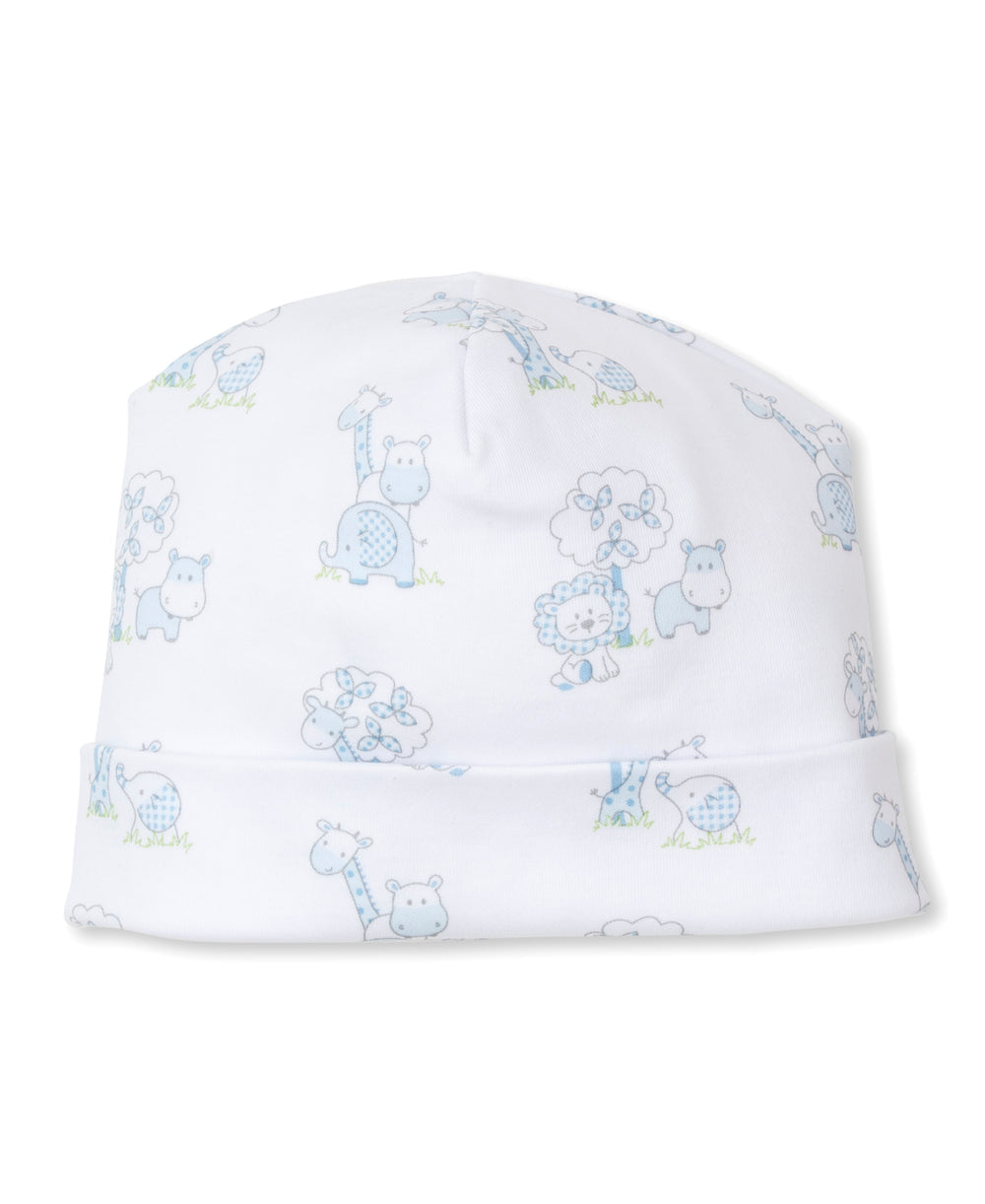 Gingham Jungle Blue Hat