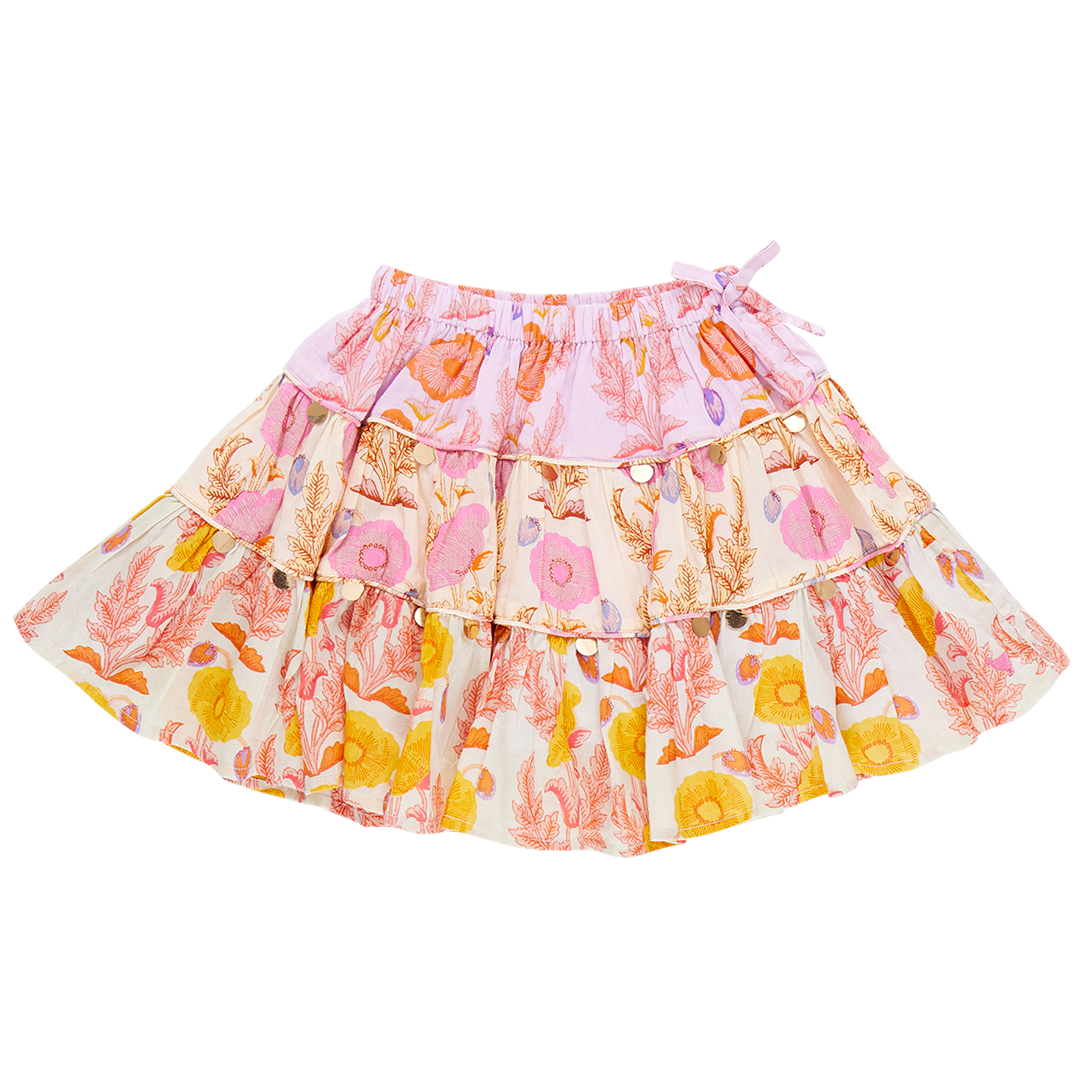 Allie Skirt | Gilded Floral Mix