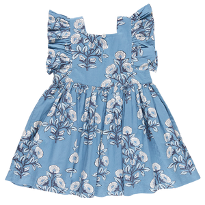 Elsie Dress | Blue Bouquet Floral
