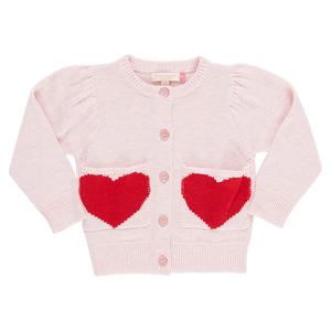 Pocket Sweater | Red Hearts