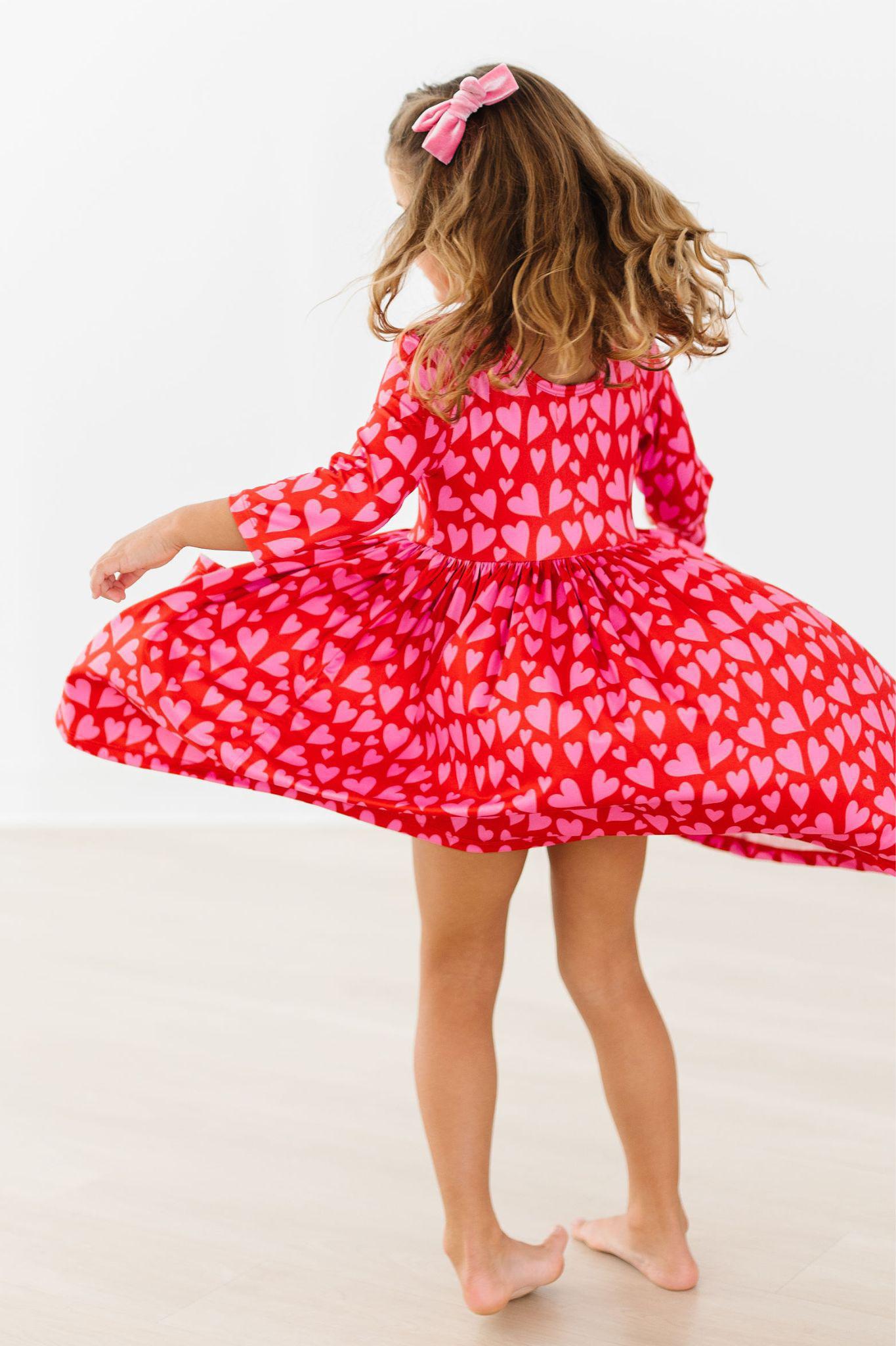 Hearts & Hugs Pocket Twirl Dress