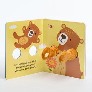 'Hug Me Little Bear' Finger Puppet Board Book