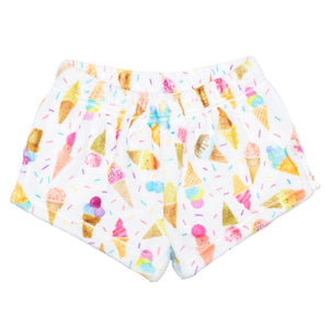 Confetti Ice Cream Plush Shorts