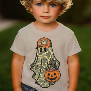 Candy Hunter Halloween Short Sleeve Graphic Tee