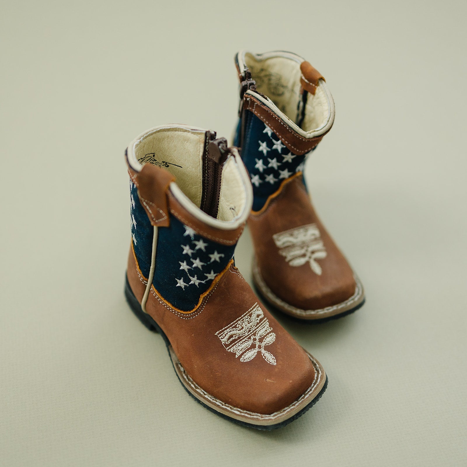 American Stars Leather Western Boots