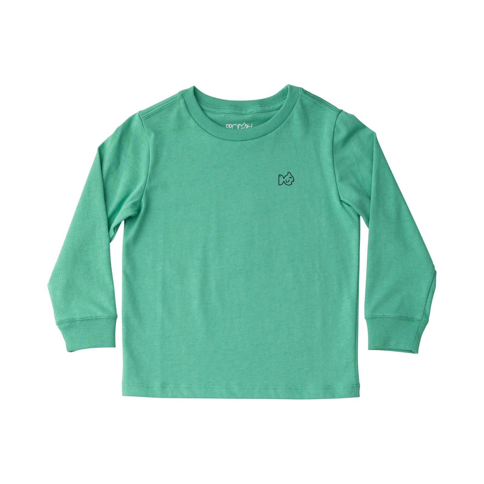 Pro Performance Long Sleeve T-shirt | Green Spruce with Christmas Tree Cars