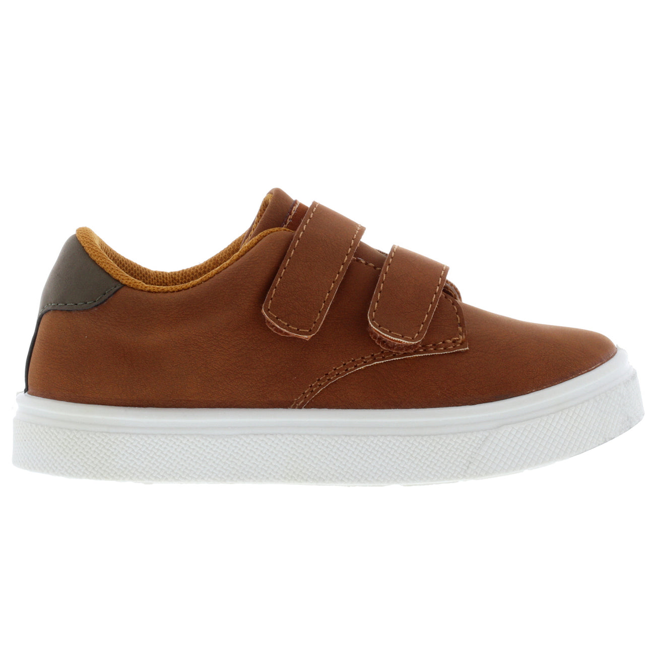 Jack Low Profile Sneaker | Brown PU Leather