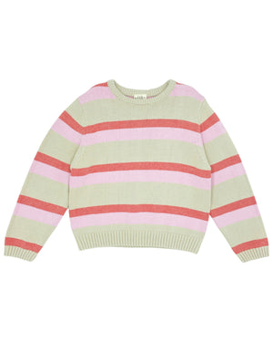 Jagger Sweater | Oat Stripe