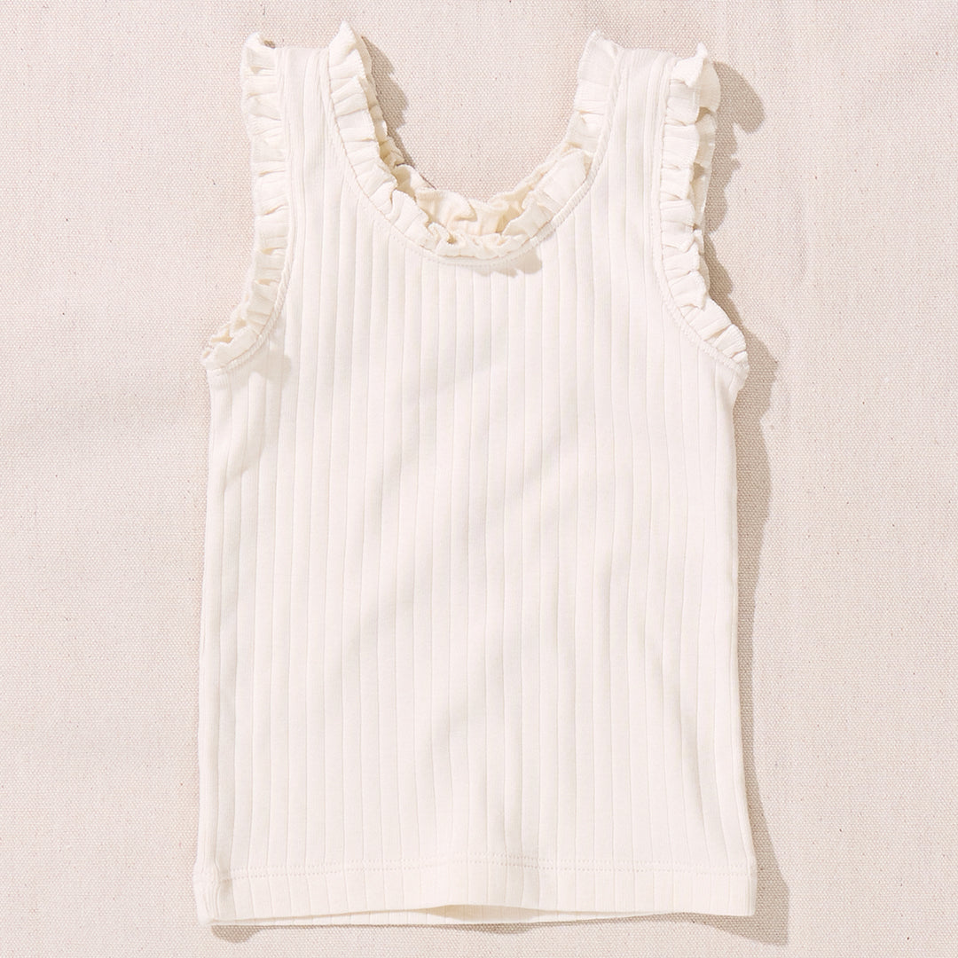 Joy Ruffle Rib Tank | Assorted