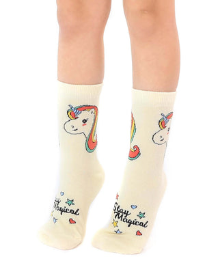 Unicorn 3D Kids Crew Socks
