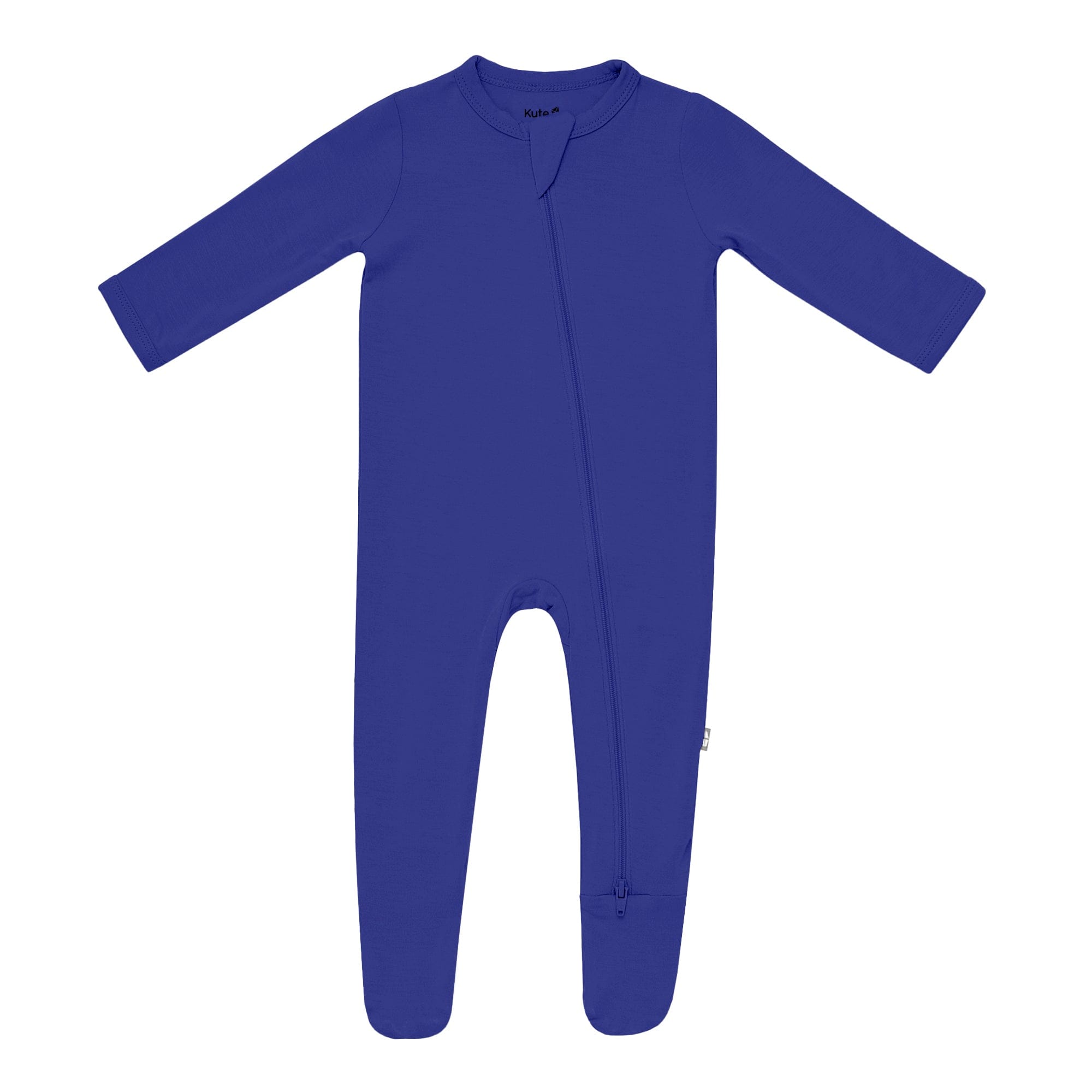 Bamboo Zippered Footie | Royal