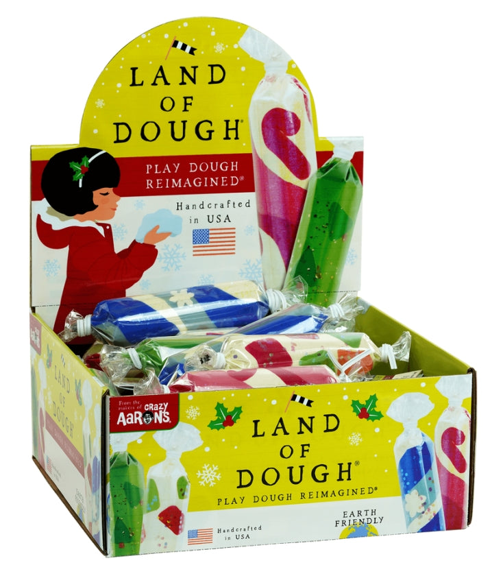 Land of Dough Holiday Glitter Play Dough Roll | Assorted